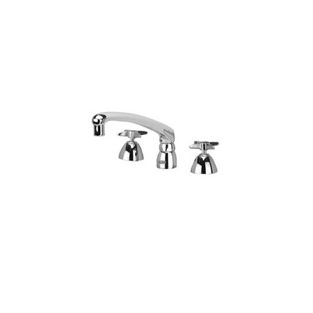 Zurn -XL FAUCET, WIDESPREAD FLEX HOSE, 3" DIA FOUR-ARM, LEAD FREE Z831G2-XL